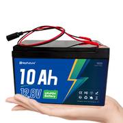 HeyFuture 12V 10Ah Lithium LiFePO4 Deep Cycle Battery