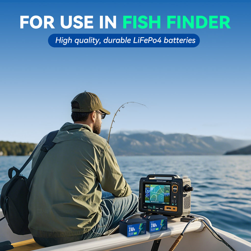 HeyFuture 12V 7ah Rechargeable Battery, 3000+ Deep Cycles LiFePO4 Battery