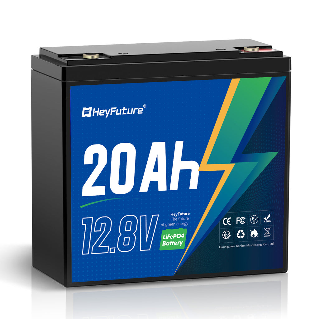 HeyFuture 12V 20Ah Lithium LiFePO4 Deep Cycle Battery