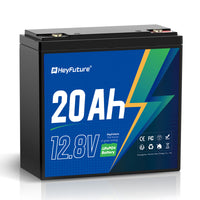 HeyFuture 12V 20Ah Lithium LiFePO4 Deep Cycle Battery