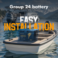 HeyFuture 12V 100Ah LiFePO4 Deep Cycle Lithium Battery