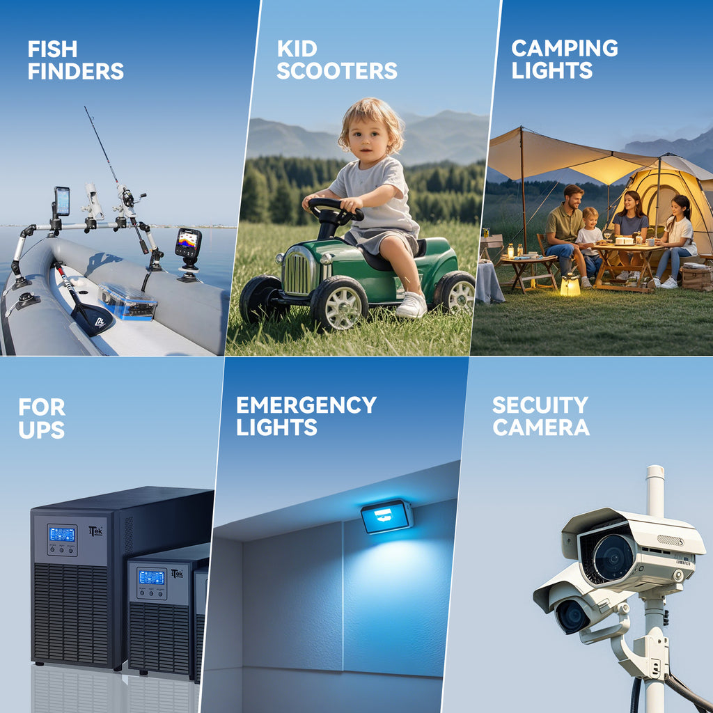 HeyFuture 12V 10Ah Lithium LiFePO4 Deep Cycle Battery